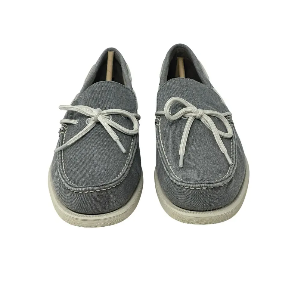 Eastland Men's Grey Yarmouth Canvas Boat Shoes 8D